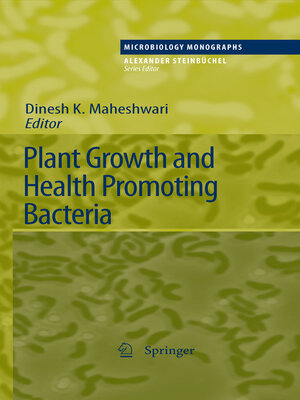 cover image of Plant Growth and Health Promoting Bacteria
